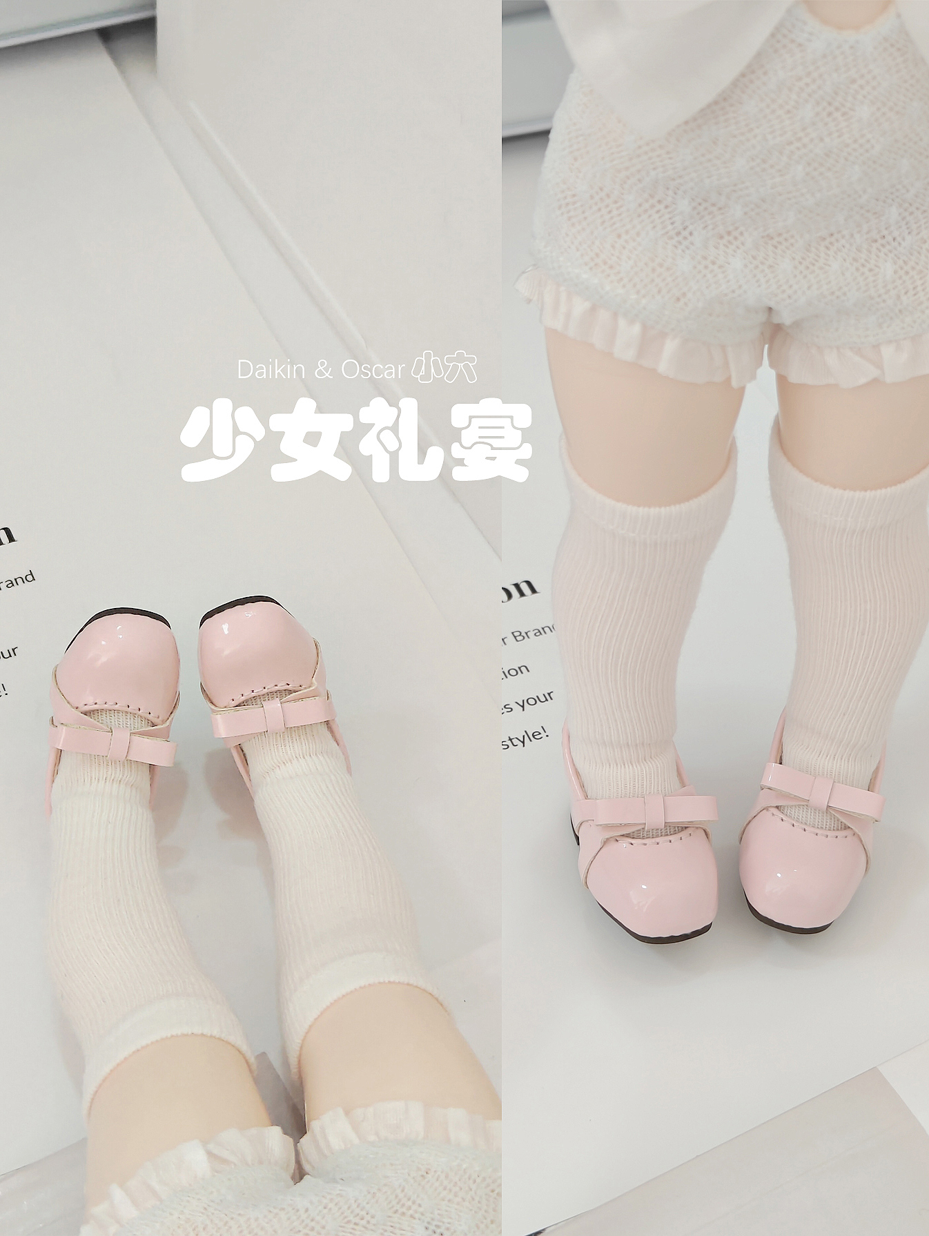 『1/6 · YOSD | 1/4 · MDD』Ribbon High Heel - Image 3